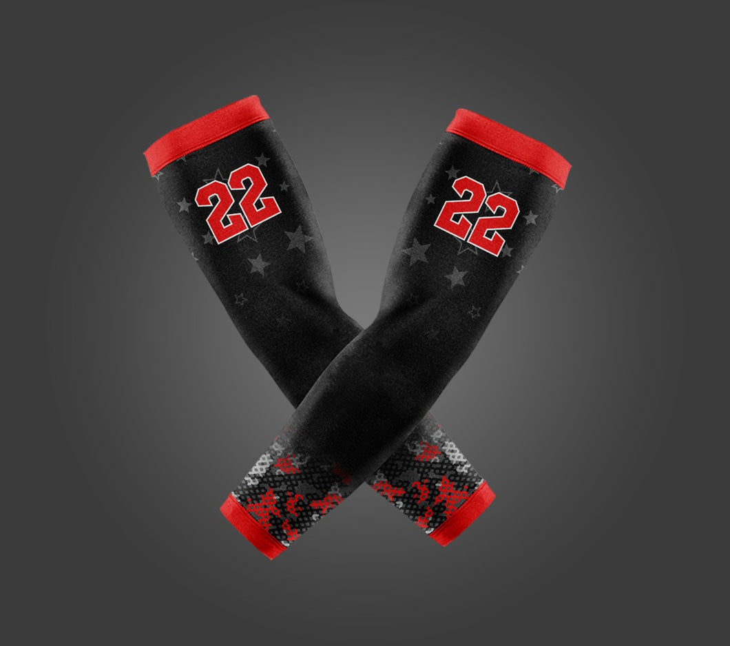 NV Youth Basketball 2023 Arm Sleeve Pair Numbers Only