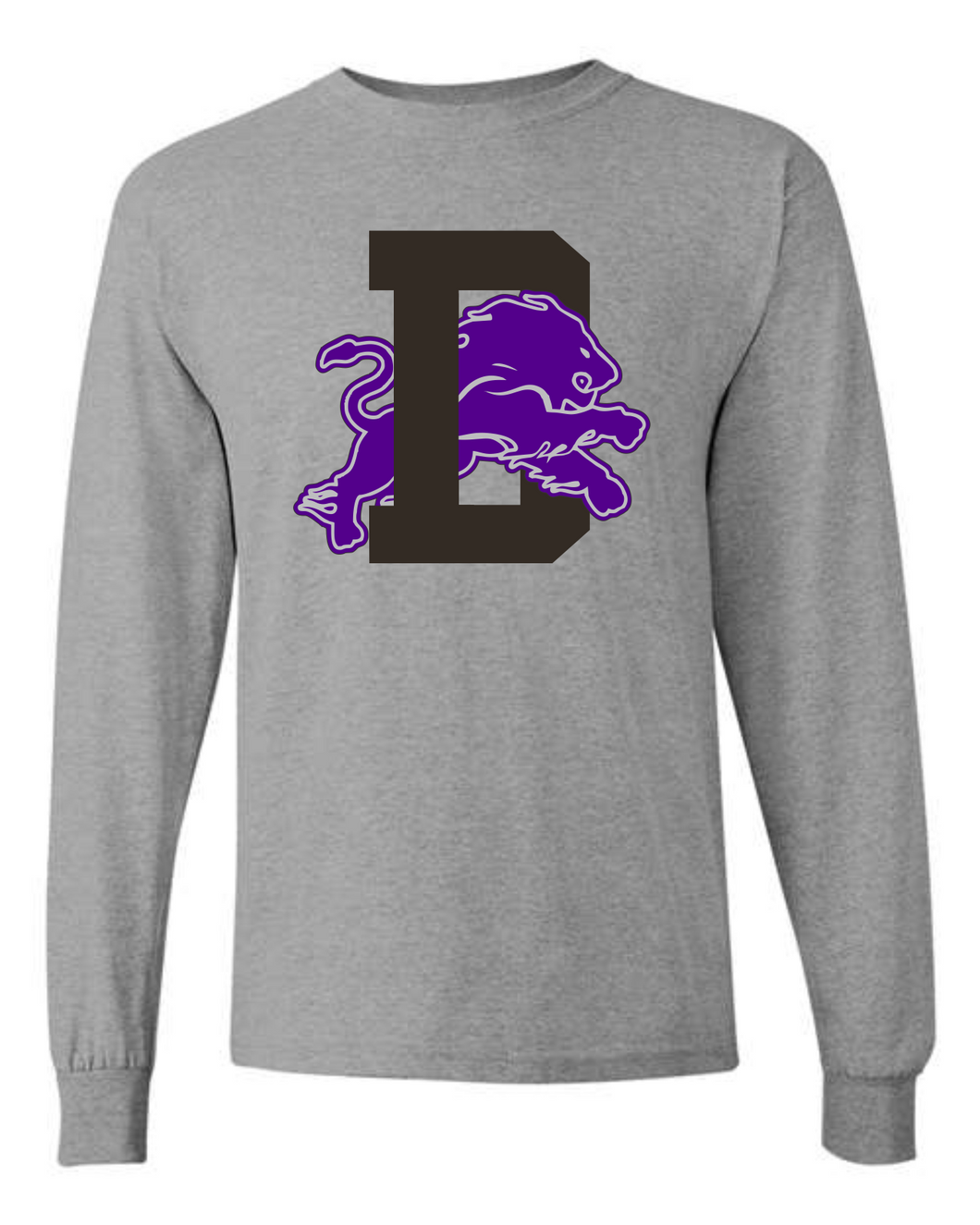 Dryden Football 2023 Long Sleeve Grey