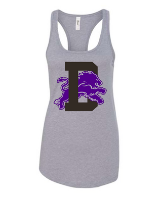 Dryden Football 2023 Ladies Tank Grey