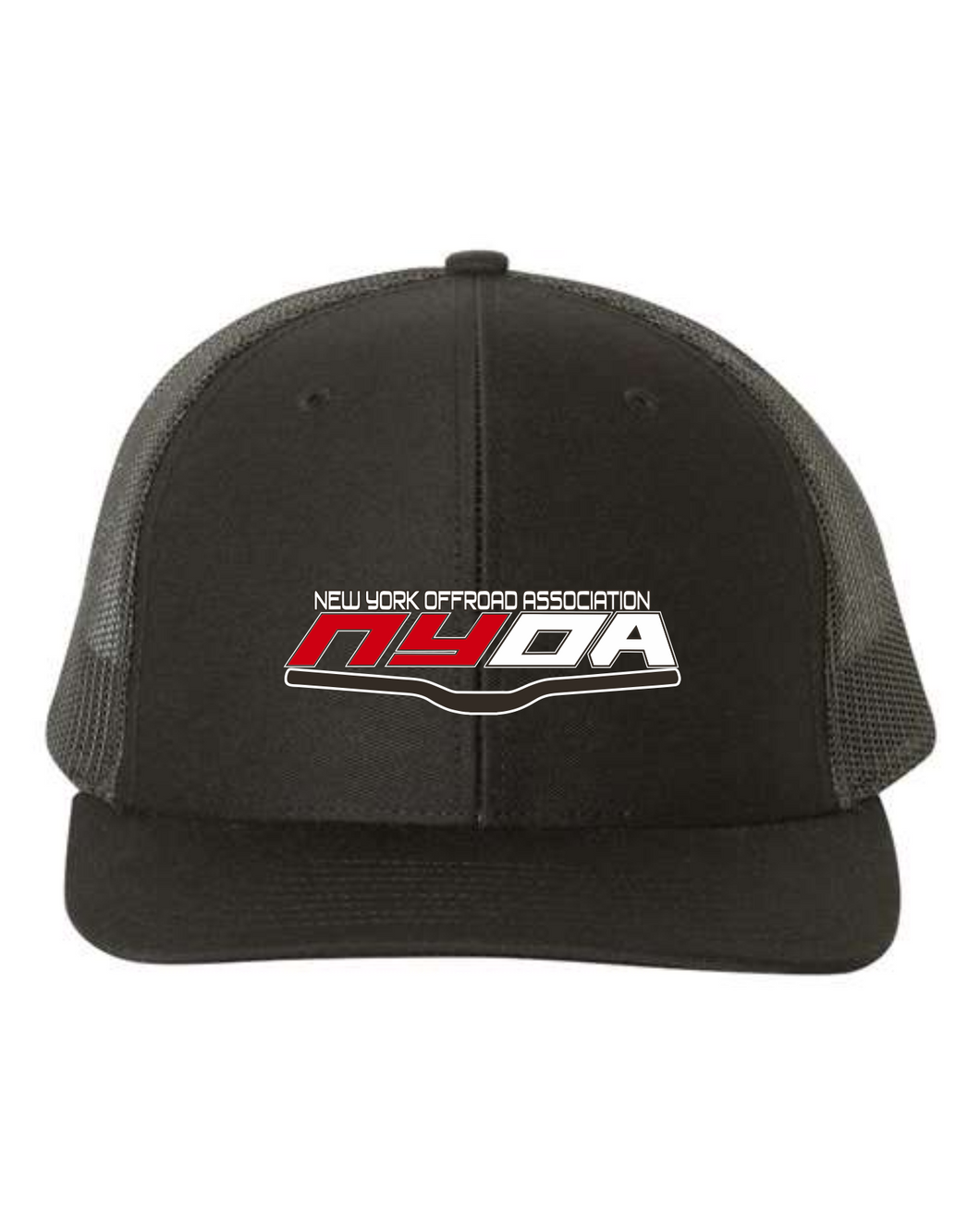 NYOA Richardson - Adjustable Snapback Trucker Cap Black