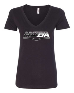 NYOA Ladies V Neck Black