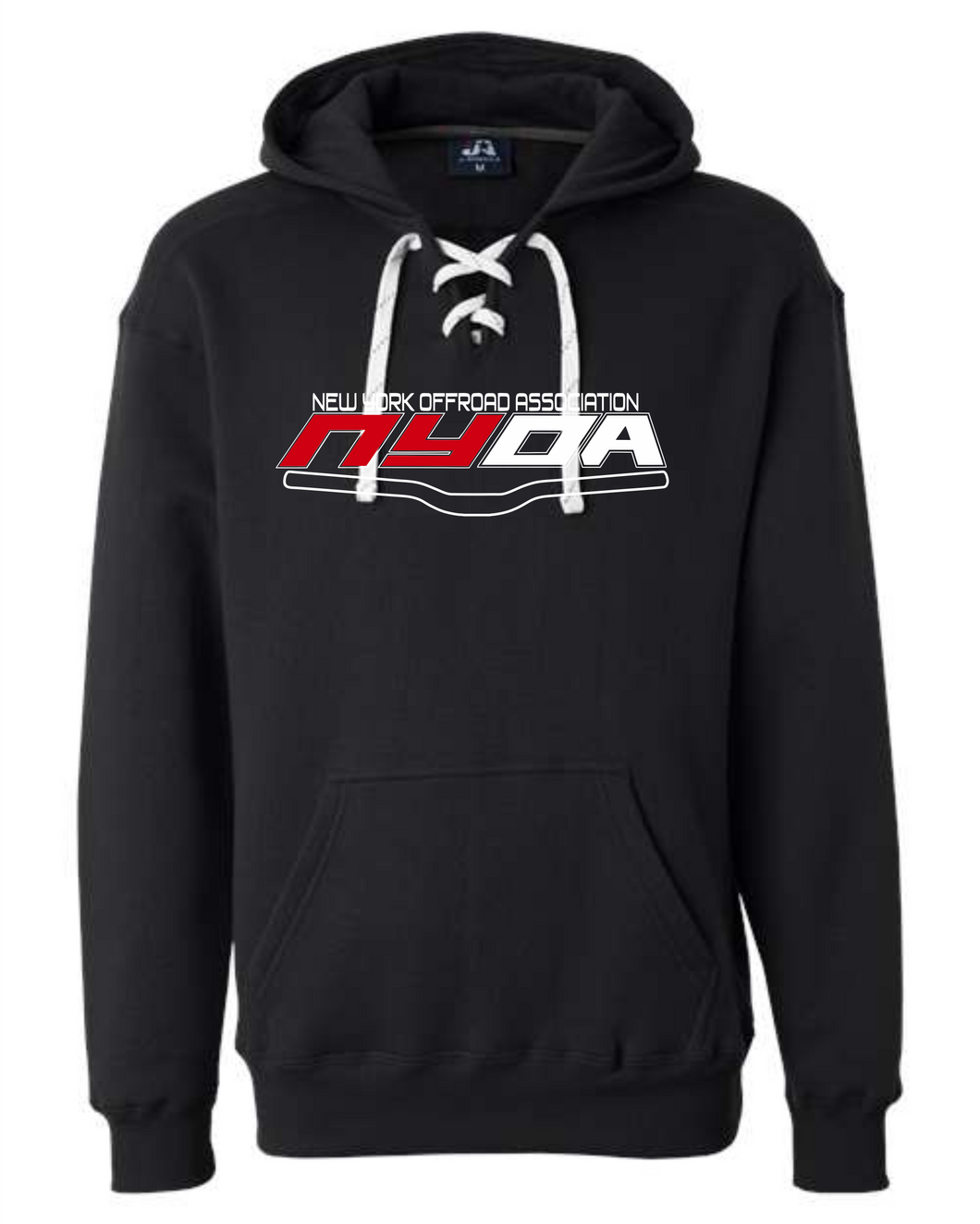 NYOA Lace Hoodie Black