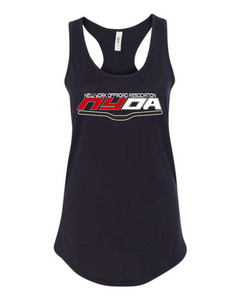 NYOA Full Color Logo Ladies Tank-Black