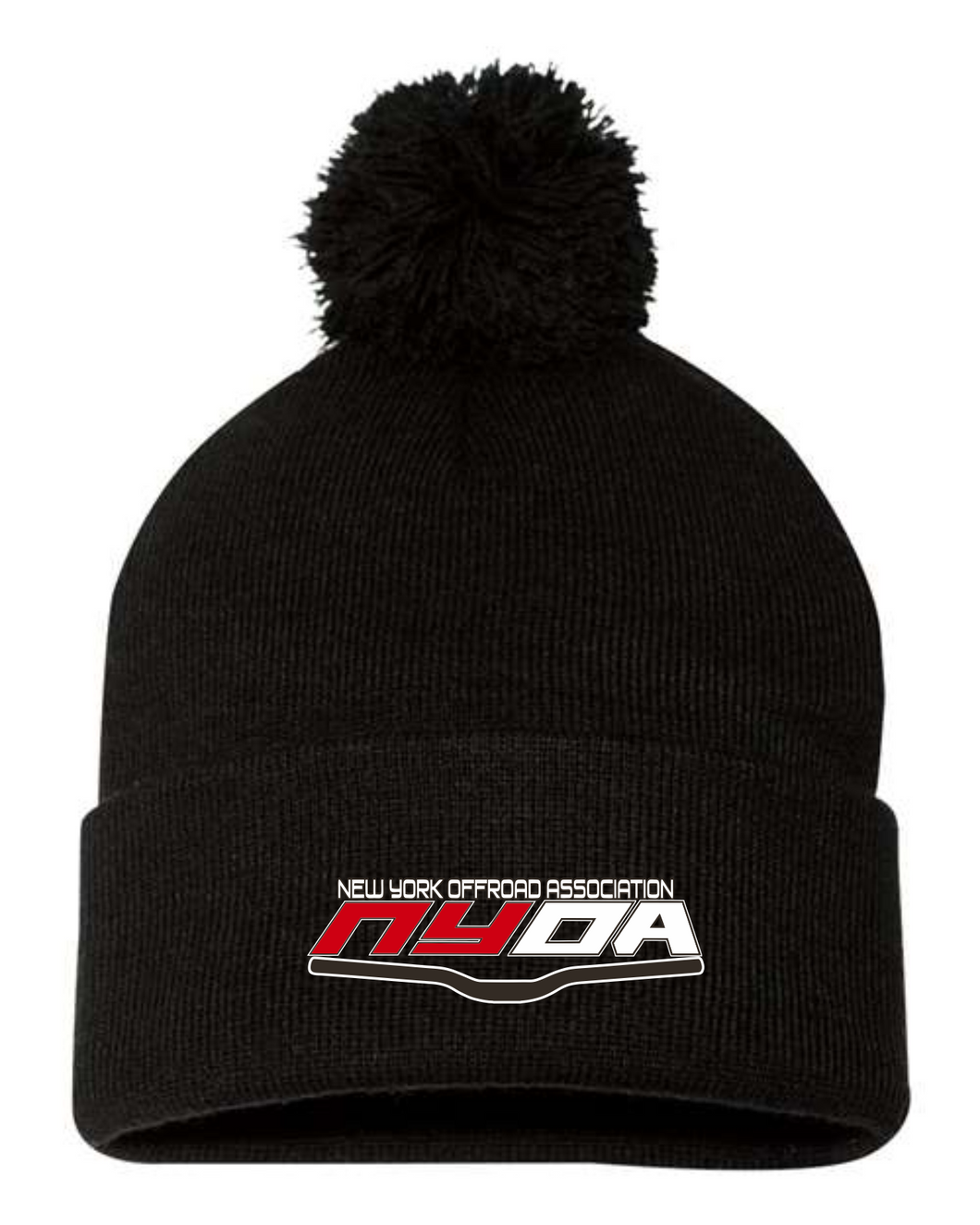 NYOA Pom Beanie Black
