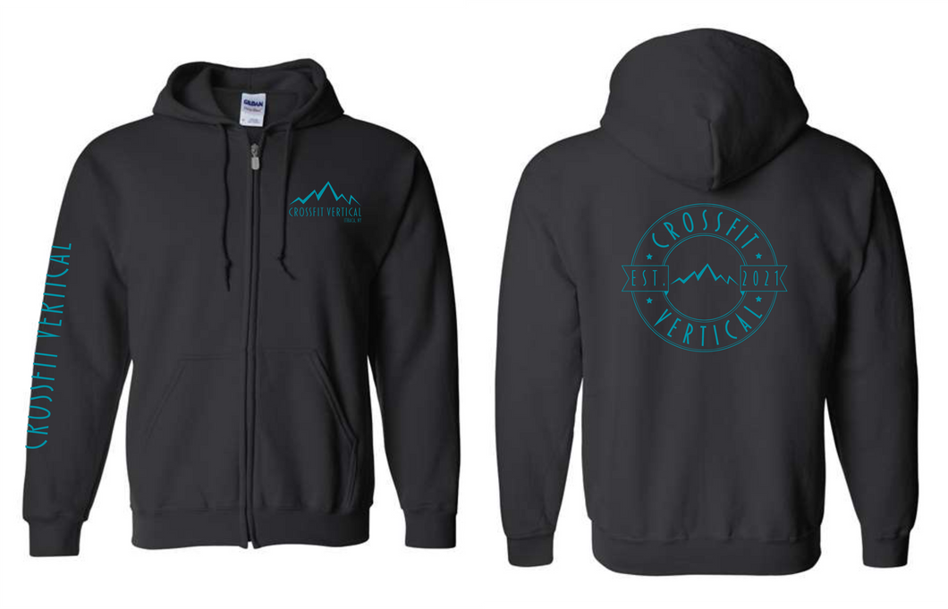Black Zip Hoodie