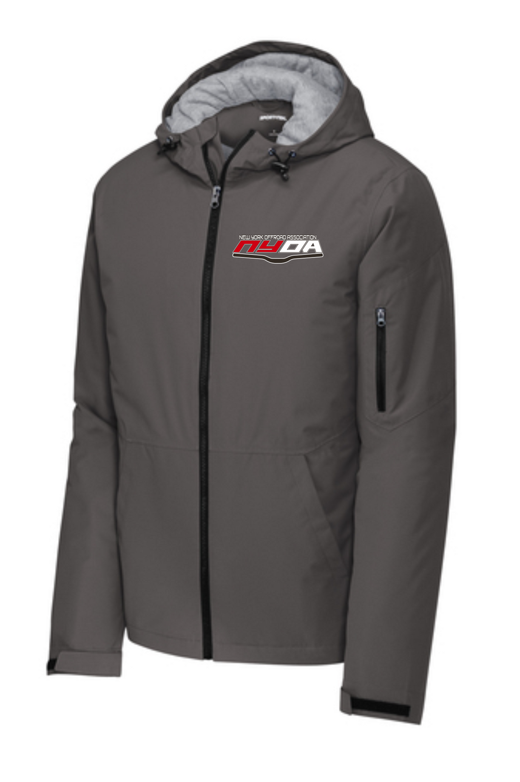 NYOA Sport-Tek® Waterproof Insulated Jacket Grey