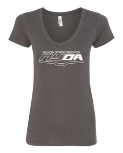 NYOA Ladies V Neck Dark Grey