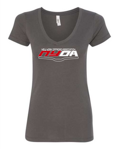 NYOA Ladies V Neck Dark Heather
