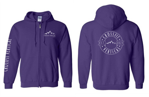 Purple Zip Hoodie