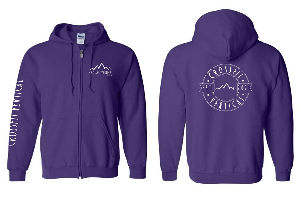 Purple Zip Hoodie
