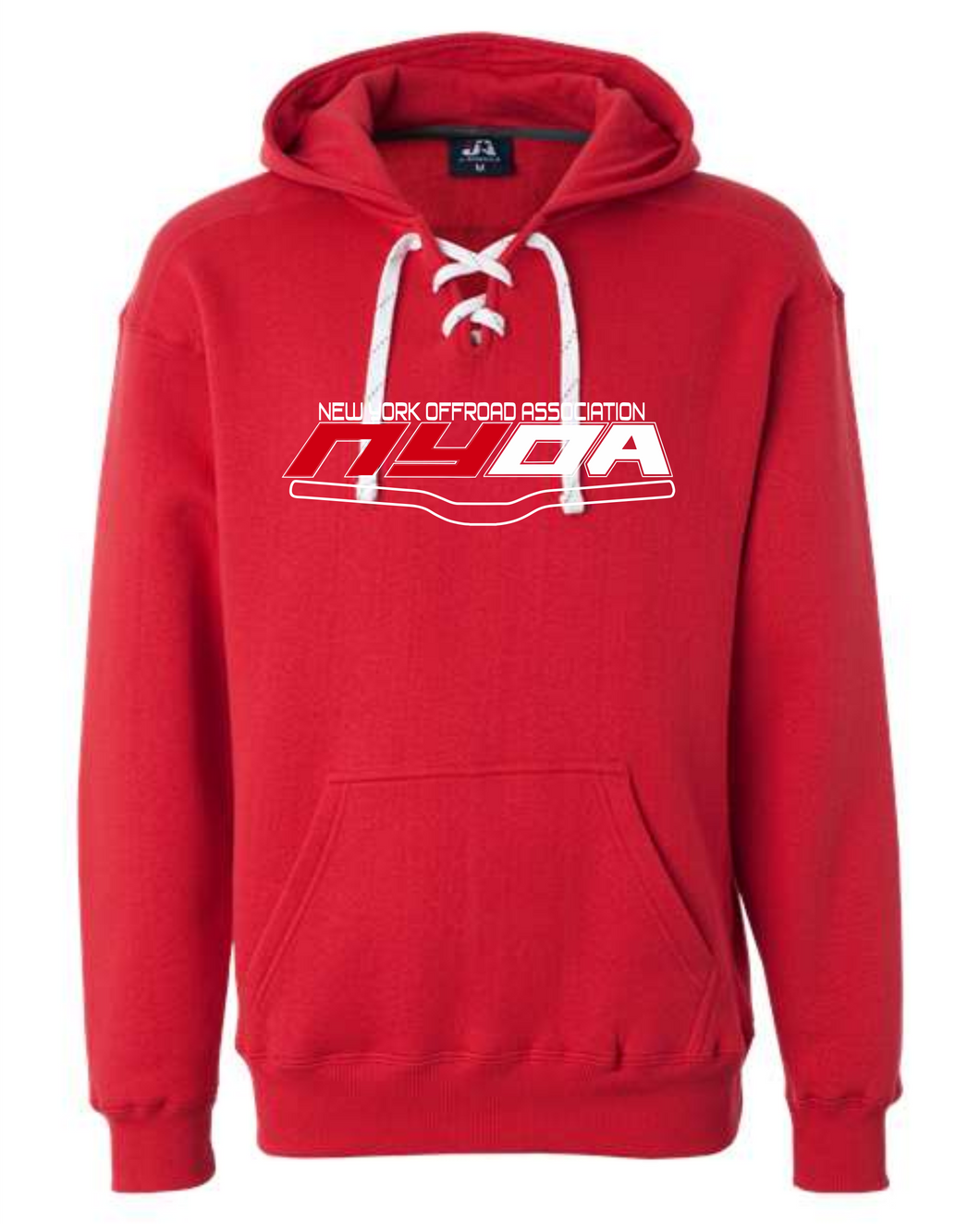 NYOA Lace Hoodie Red